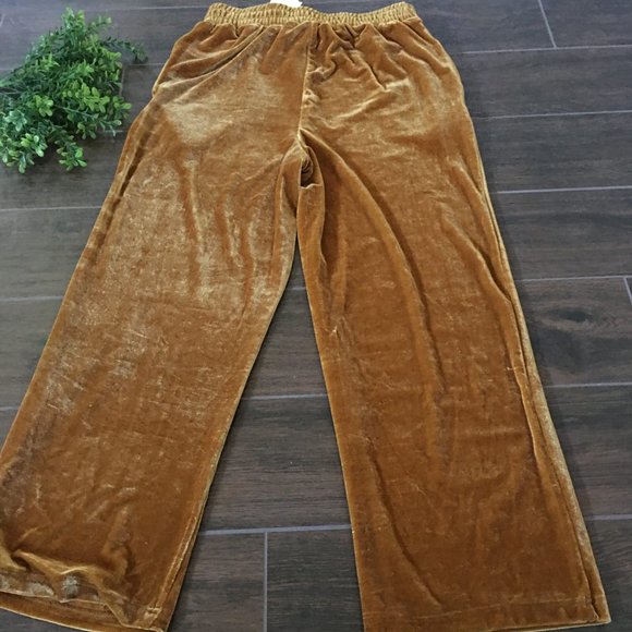 NEW Elodie velvet crop trousers pants size M - Picture 6 of 6